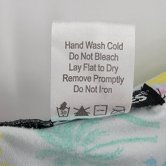 5 More Minutes Night Gown Womens Small Palm Tree Print Soft Tank Sleep Dress - Picture 8 of 10